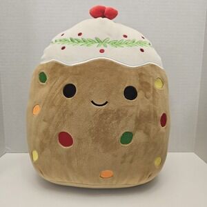 Squishmallow Fruit Cake Plush‎ Holiday Christmas Dessert Cute Collectible